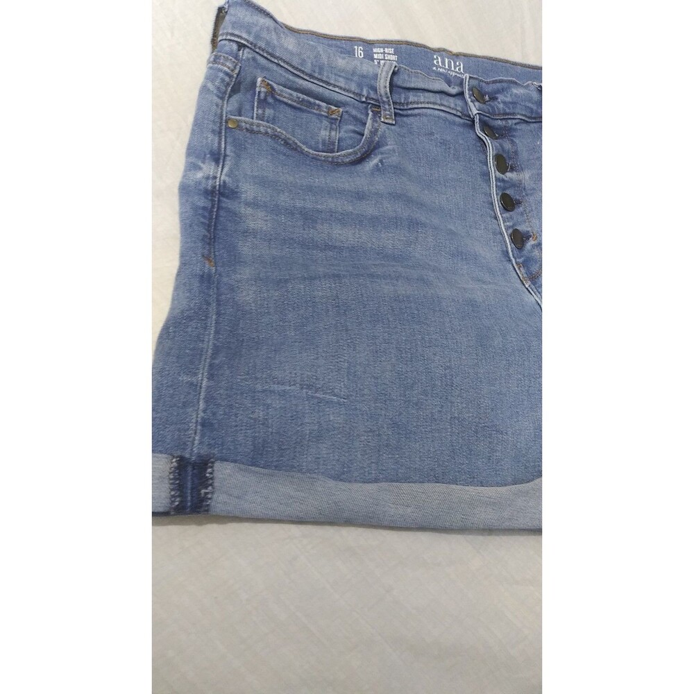 A.N.A. cut offs blue jean Shorts size 16 #-231